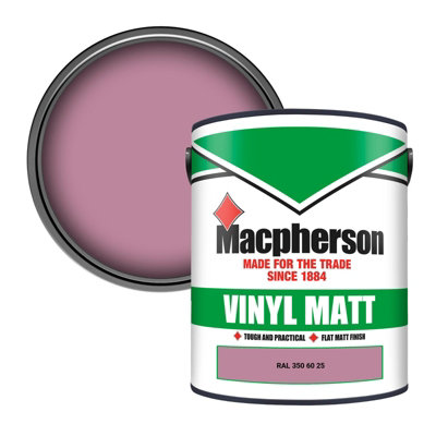 Macpherson Trade Walls & Ceilings Vinyl Matt Emulsion Paint Ral 350 60 25 (350 60 25) 5L from B&Q
