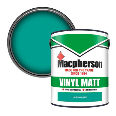 Macpherson Trade Walls & Ceilings Vinyl Matt Emulsion Paint Ncs 2060-B60G (2060-B60G) 5L from B&Q