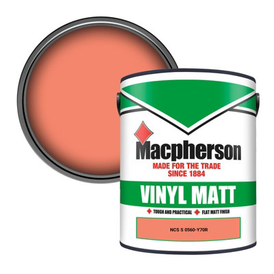 Macpherson Trade Walls & Ceilings Vinyl Matt Emulsion Paint Ncs S 0560-Y70R (0560-Y70R) 5L from B&Q