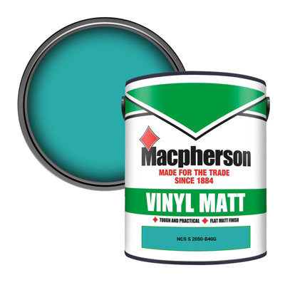 Macpherson Trade Walls & Ceilings Vinyl Matt Emulsion Paint Ncs S 2050-B40G (2050-B40G) 5L from B&Q