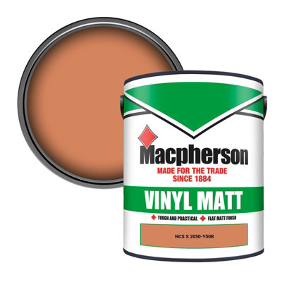 Macpherson Trade Walls & Ceilings Vinyl Matt Emulsion Paint Ncs S 2050-Y50R (2050-Y50R) 5L from B&Q