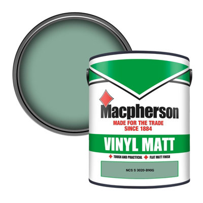 Macpherson Trade Walls & Ceilings Vinyl Matt Emulsion Paint Ncs S 3020-B90G (3020-B90G) 5L from B&Q