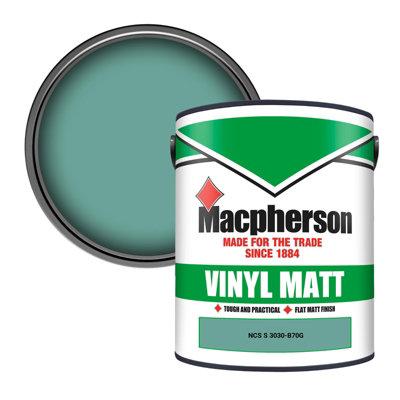 Macpherson Trade Walls & Ceilings Vinyl Matt Emulsion Paint Ncs S 3030-B70G (3030-B70G) 5L from B&Q