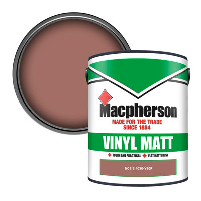 Macpherson Trade Walls & Ceilings Vinyl Matt Emulsion Paint Ncs S 4030-Y80R (4030-Y80R) 5L from B&Q