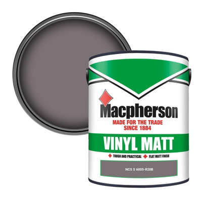 Macpherson Trade Walls & Ceilings Vinyl Matt Emulsion Paint Ncs S 6005-R20B (6005-R20B) 5L from B&Q