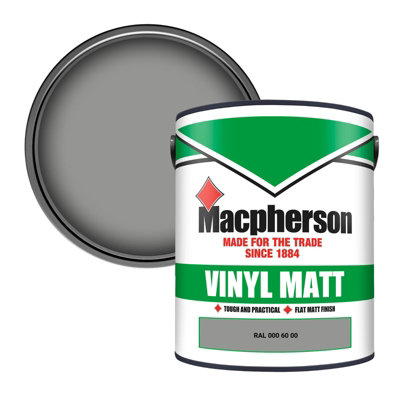 Macpherson Trade Walls & Ceilings Vinyl Matt Emulsion Paint Ral 000 60 00 (000 60 00) 5L from B&Q