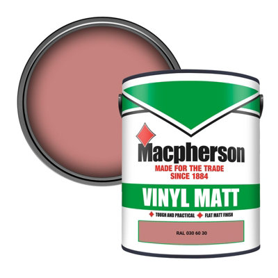 Macpherson Trade Walls & Ceilings Vinyl Matt Emulsion Paint Ral 030 60 30 (030 60 30) 5L from B&Q