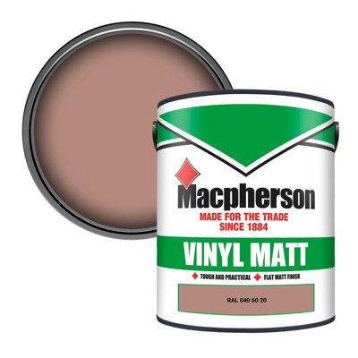 Macpherson Trade Walls & Ceilings Vinyl Matt Emulsion Paint Ral 040 60 20 (040 60 20) 5L from B&Q