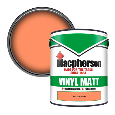 Macpherson Trade Walls & Ceilings Vinyl Matt Emulsion Paint Ral 050 70 60 (050 70 60) 5L from B&Q