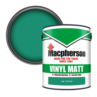 Macpherson Trade Walls & Ceilings Vinyl Matt Emulsion Paint Ral 170 50 45 (170 50 45) 5L from B&Q
