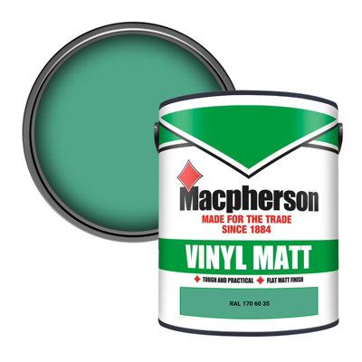 Macpherson Trade Walls & Ceilings Vinyl Matt Emulsion Paint Ral 170 60 35 (170 60 35) 5L from B&Q