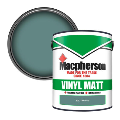 Macpherson Trade Walls & Ceilings Vinyl Matt Emulsion Paint Ral 190 50 15 (190 50 15) 5L from B&Q