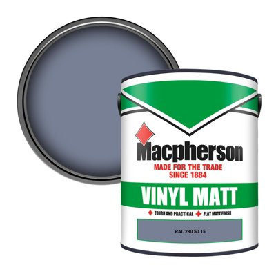 Macpherson Trade Walls & Ceilings Vinyl Matt Emulsion Paint Ral 280 50 15 (280 50 15) 5L from B&Q