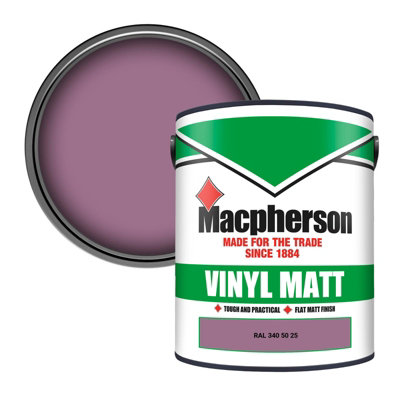 Macpherson Trade Walls & Ceilings Vinyl Matt Emulsion Paint Ral 340 50 25 (340 50 25) 5L from B&Q