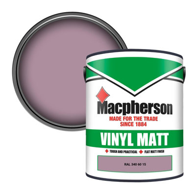 Macpherson Trade Walls & Ceilings Vinyl Matt Emulsion Paint Ral 340 60 15 (340 60 15) 5L from B&Q