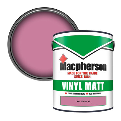 Macpherson Trade Walls & Ceilings Vinyl Matt Emulsion Paint Ral 350 60 35 (350 60 35) 5L from B&Q