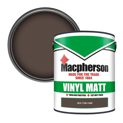 Macpherson Trade Walls & Ceilings Vinyl Matt Emulsion Paint Ncs 7708-Y45R (7708-Y45R) 5L from B&Q