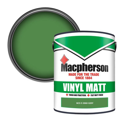 Macpherson Trade Walls & Ceilings Vinyl Matt Emulsion Paint Ncs S 3060-G20Y (3060-G20Y) 5L from B&Q