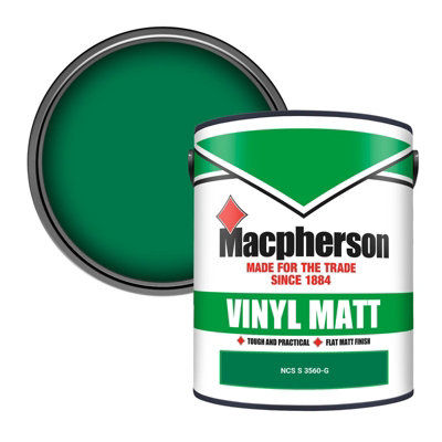 Macpherson Trade Walls & Ceilings Vinyl Matt Emulsion Paint Ncs S 3560-G (3560-G) 5L from B&Q