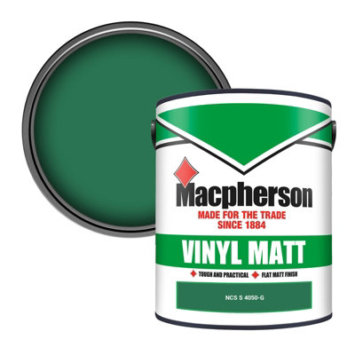 Macpherson Trade Walls & Ceilings Vinyl Matt Emulsion Paint Ncs S 4050-G (4050-G) 5L from B&Q