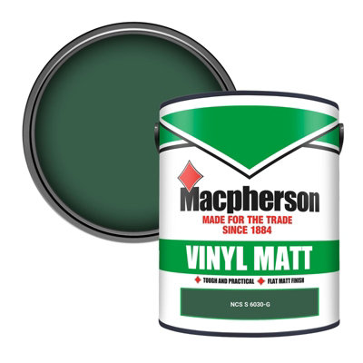 Macpherson Trade Walls & Ceilings Vinyl Matt Emulsion Paint Ncs S 6030-G (6030-G) 5L from B&Q