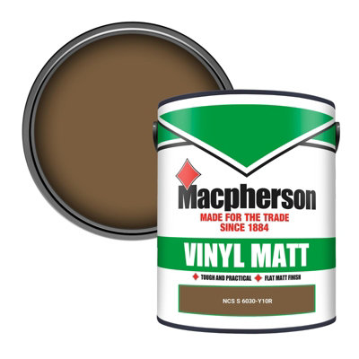 Macpherson Trade Walls & Ceilings Vinyl Matt Emulsion Paint Ncs S 6030-Y10R (6030-Y10R) 5L from B&Q