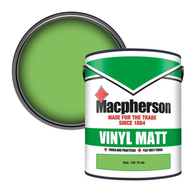 Macpherson Trade Walls & Ceilings Vinyl Matt Emulsion Paint Ral 130 70 60 (130 70 60) 5L from B&Q