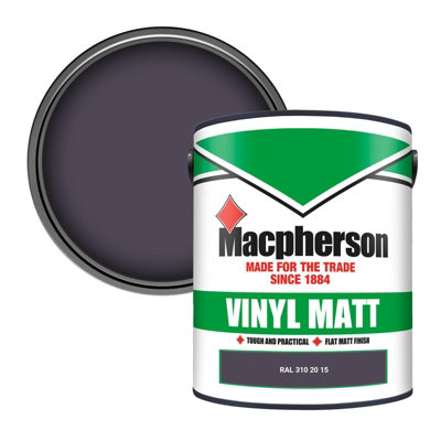 Macpherson Trade Walls & Ceilings Vinyl Matt Emulsion Paint Ral 310 20 15 (310 20 15) 5L from B&Q