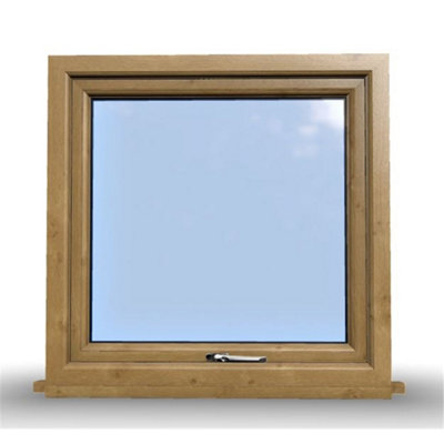 945mm (W) x 1145mm (H) Wooden Stormproof Window - 1 Window (Opening) - Toughened Safety Glass