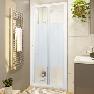 Shop bi-fold shower doors.