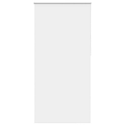 Berkfield Roller Blind Blackout White 100X210 Cm Fabric Width 95.7 Cm Polyester from B&Q