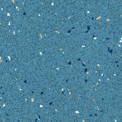 Polyflor Polysafe Astral Calcite Blue 4460 Blue Speckled Effect Non-Slip Commercial Vinyl Flooring Sheet-4M(13'1") X 2M(6'6")-8M² from B&Q