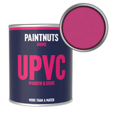 Paintnuts Upvc Window & Door Weatherproof Satin PaintTelemagenta (Ral4010)500Ml Tin from B&Q