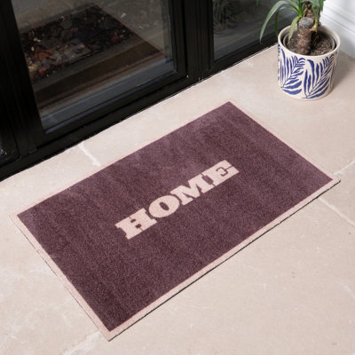 Artsy Doormats Neutral Home Indoor Washable Doormat from B&Q