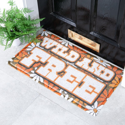 Native Natural Wild And Free Doormat (70 X 40Cm) from B&Q