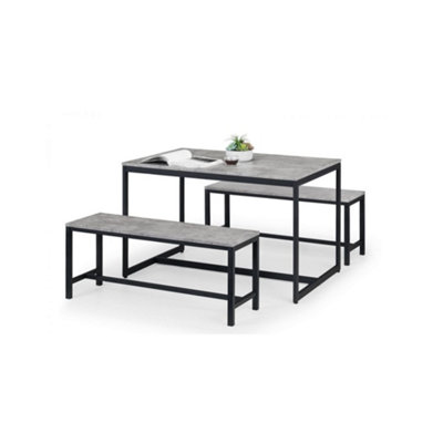 Ashfield Staten Minimalist Bench Dining Set from B&Q
