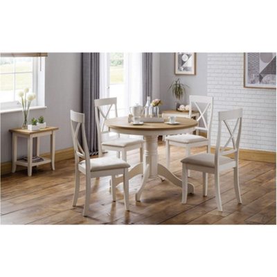 Ashfield Davenport Round Pedestal Dining Set from B&Q