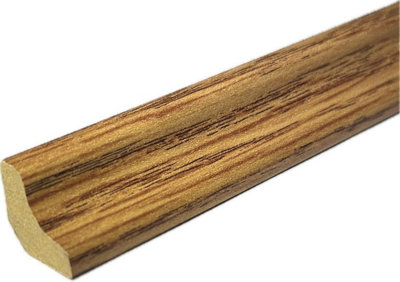 Laminate & Wood Floor Scotia Beading 805 Antique Oak (2.4M Length18mm Scotia) Pack Of 10 from B&Q