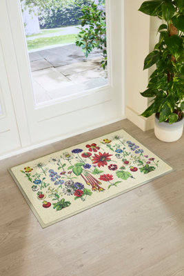 Artsy Doormats Botanicals  Doormat (90 X 60Cm) from B&Q