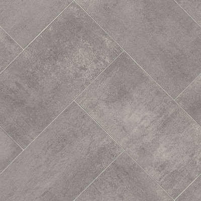 Grey Modern Wood Effect Anti-Slip Vinyl Flooring For Home, Shops, Offices, 2.8mm Thick Vinyl Sheet-2M(66") X 4M(131")-8M²