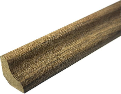  - Laminate & Wood Floor Scotia Beading 830 Port Oak (2.4M Length18mm Scotia) Pack Of 10