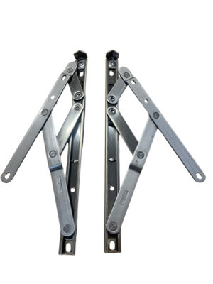 200mm Top Hung Friction Hinge 17mm Stack Height from B&Q