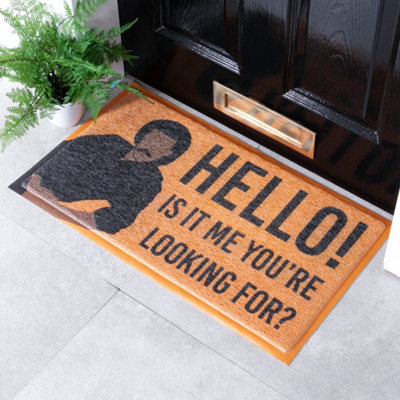 Native Natural Is It Me You're Looking For Doormat (70 X 40Cm) from B&Q