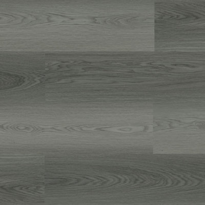 B&Q Wood Effect Luxury Vinyl Tile, 2.5Mm Matte Luxury Vinyl Tile For Commercial & Residential Use,3.67M² Pack Of 16 Dark/Grey