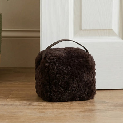Native Natural New Zealand Sheepskin Doorstop from B&Q