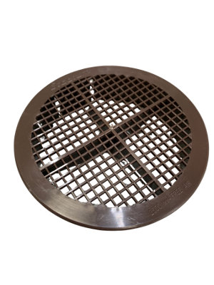 76mm Brown Soffit Vents Free Area Cm²: 25 from B&Q