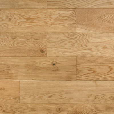  - Engineered Oak Flooring Parkstone Wood Effect Brushed Uv Lacquered (14mm Thick/ 125mm Wide)