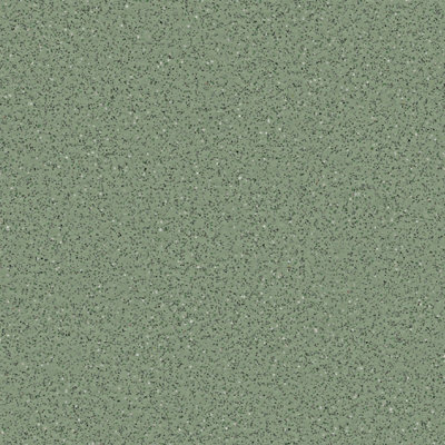 Polyflor Polysafe Standard Pur Alpine Green 4110 Green Speckled Effect Anti-Slip Commercial Flooring Sheet-2M(6'6") X 2M(6'6")-4M² from B&Q