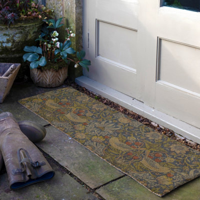 Artsy Doormats William Morris Strawberry Thief Coir Doormat (120 X 40Cm) from B&Q