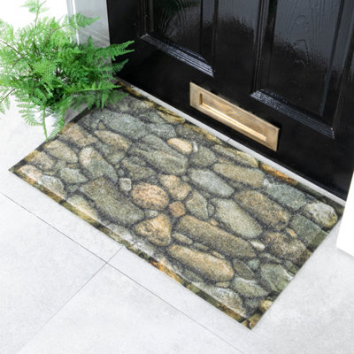 B&Q -  Stone Pattern Doormat (70 X 40Cm)